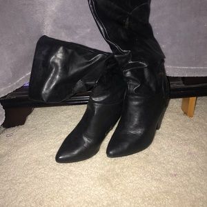 Knee High Pointed Toe Boots